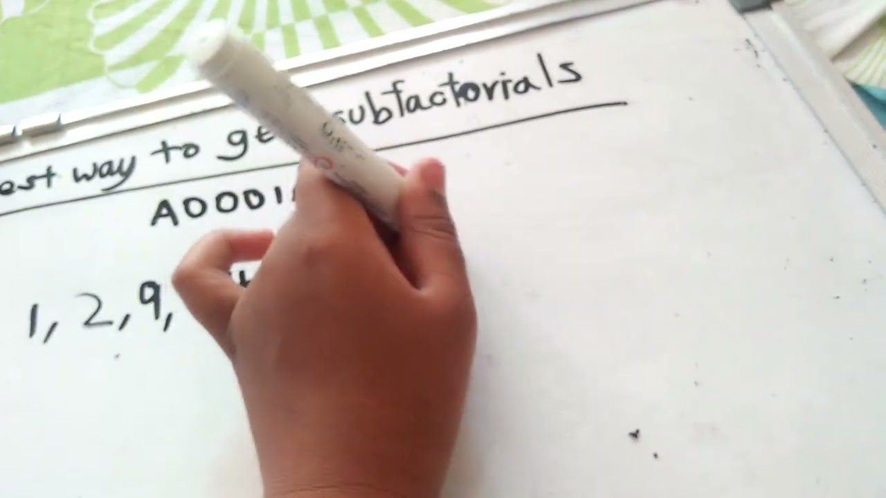 Easiest way to get subfactorials
