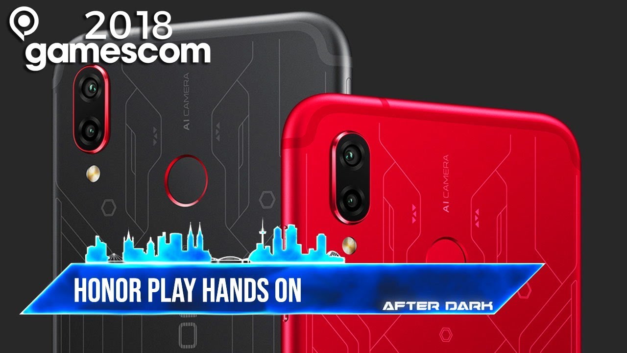 Hands On With Honor Play Smartphone - GamesRadar After Dark at GamesCom 2018