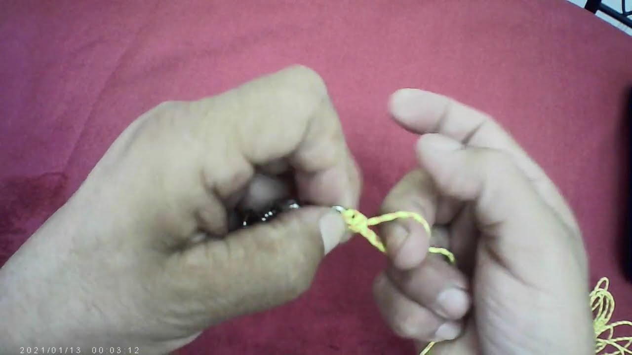 PÊCHE -Essayer le  Nœud pour Emerillon facile  et simple     الصيد - عقدة دوارة بسيطة وسهلة