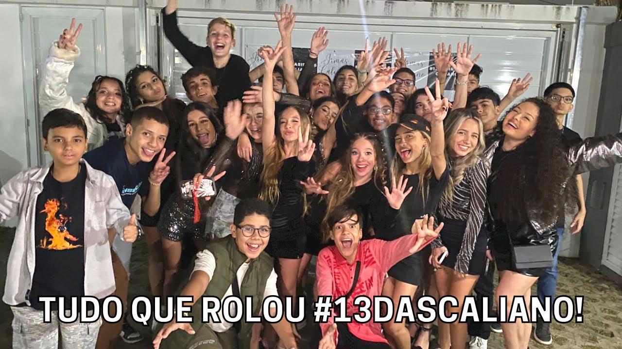 TUDO QUE ROLOU NO NOSSO ANIVERSÁRIO!! #13DASCALIANO