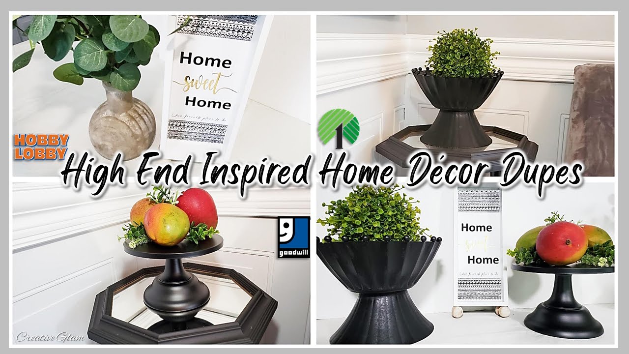 Modern Home Decor Dupes || High End Inspired DIYS || Dollar Tree Home Decor For Less