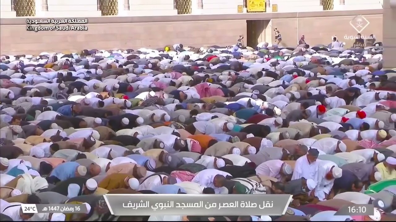 16th Ramadan 1447 Madeenah 'Asr Sheikh Ahmed Hudhaify