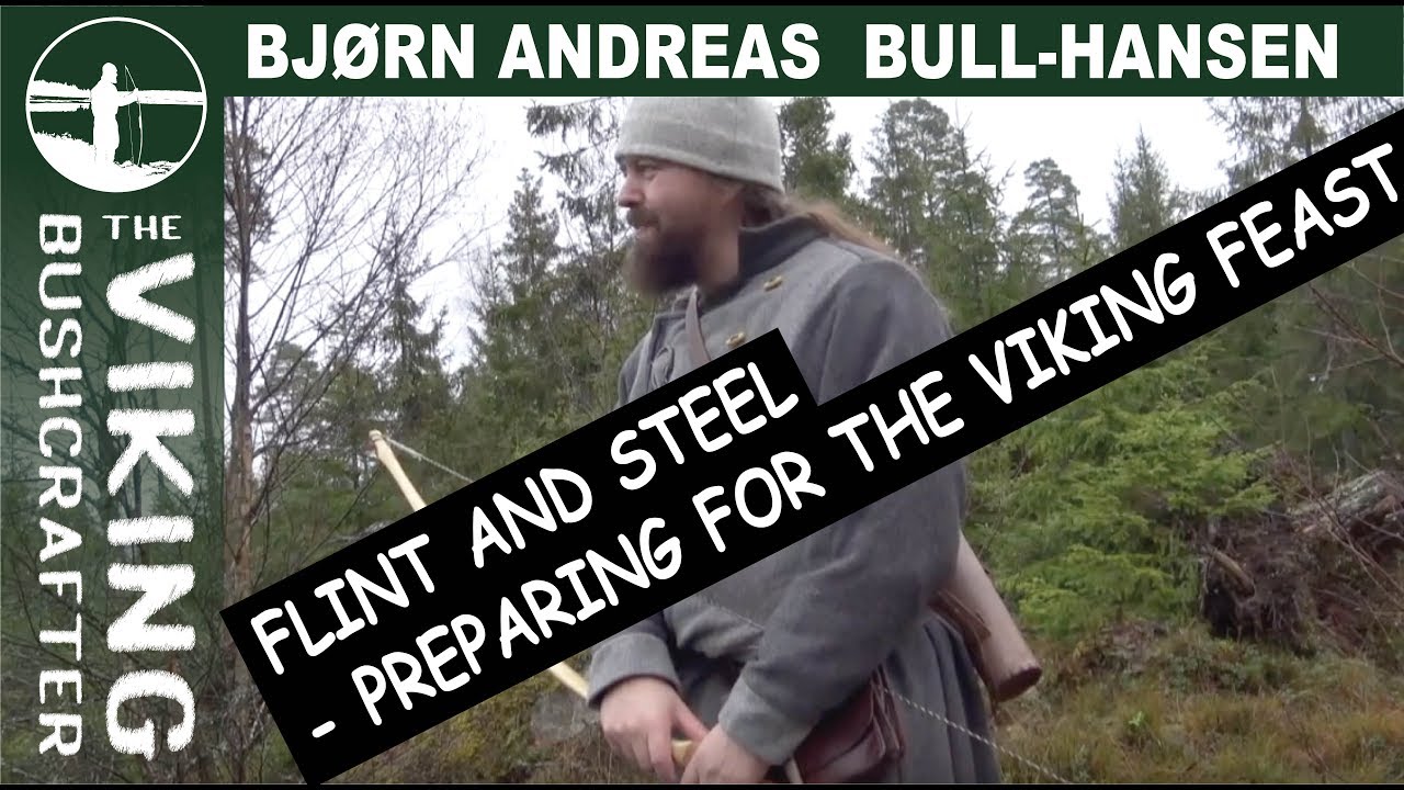 Flint and Steel Fire Lighting for the Viking Clan and a Woodland Walk