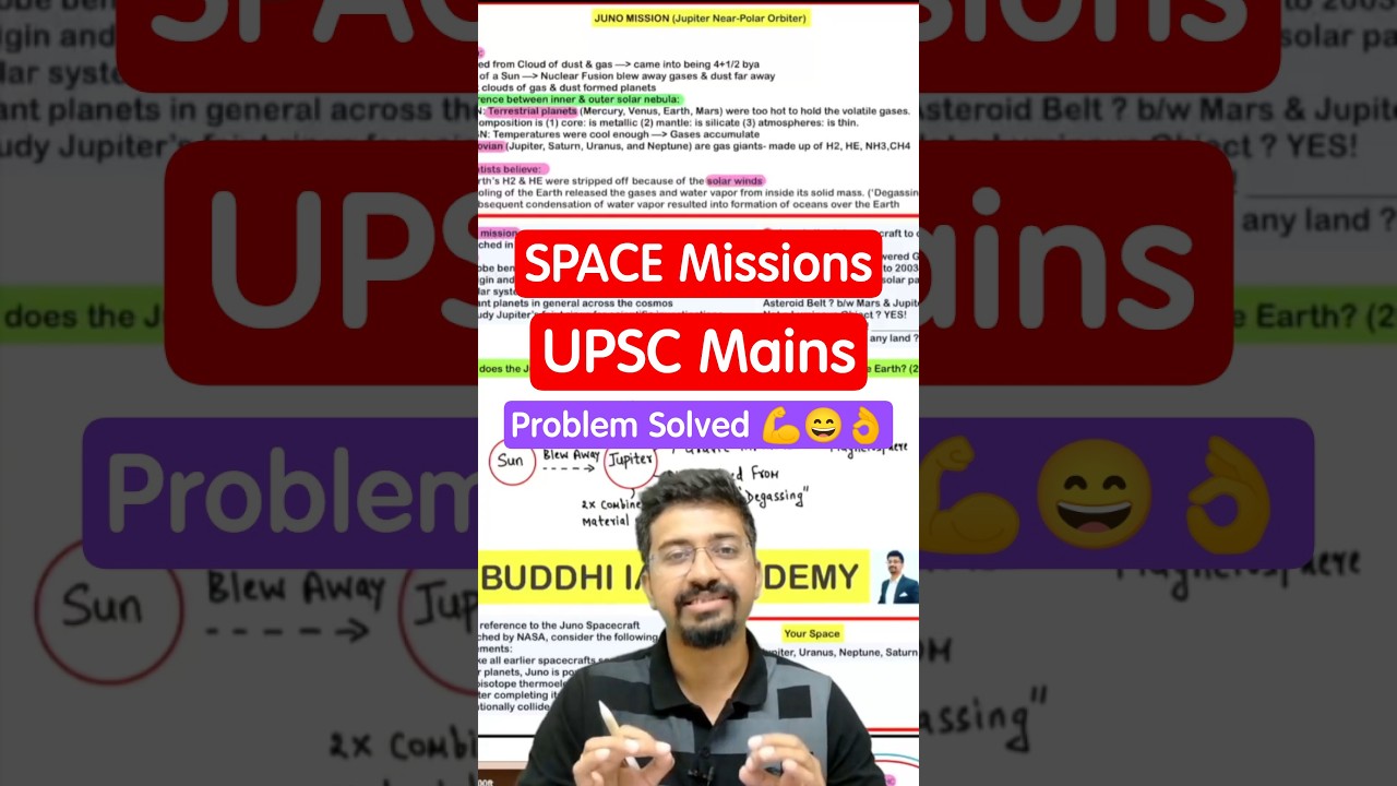 ✅Science Space Missions *PYQ* for UPSC Mains Answer Writing ❤ #iasaspirants #iastopper #upsc