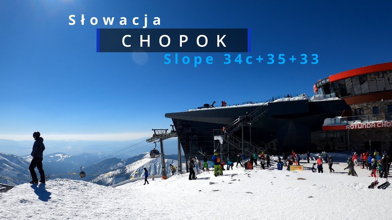 110 Chopok - Trasy ze szczytu na południowa stronę czyli Kombo tras 33-34-35