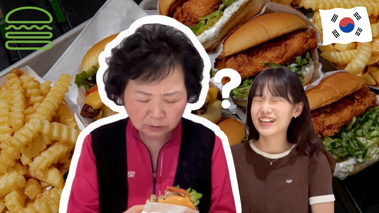 Korean Mom Tries American Burgers for the First Time