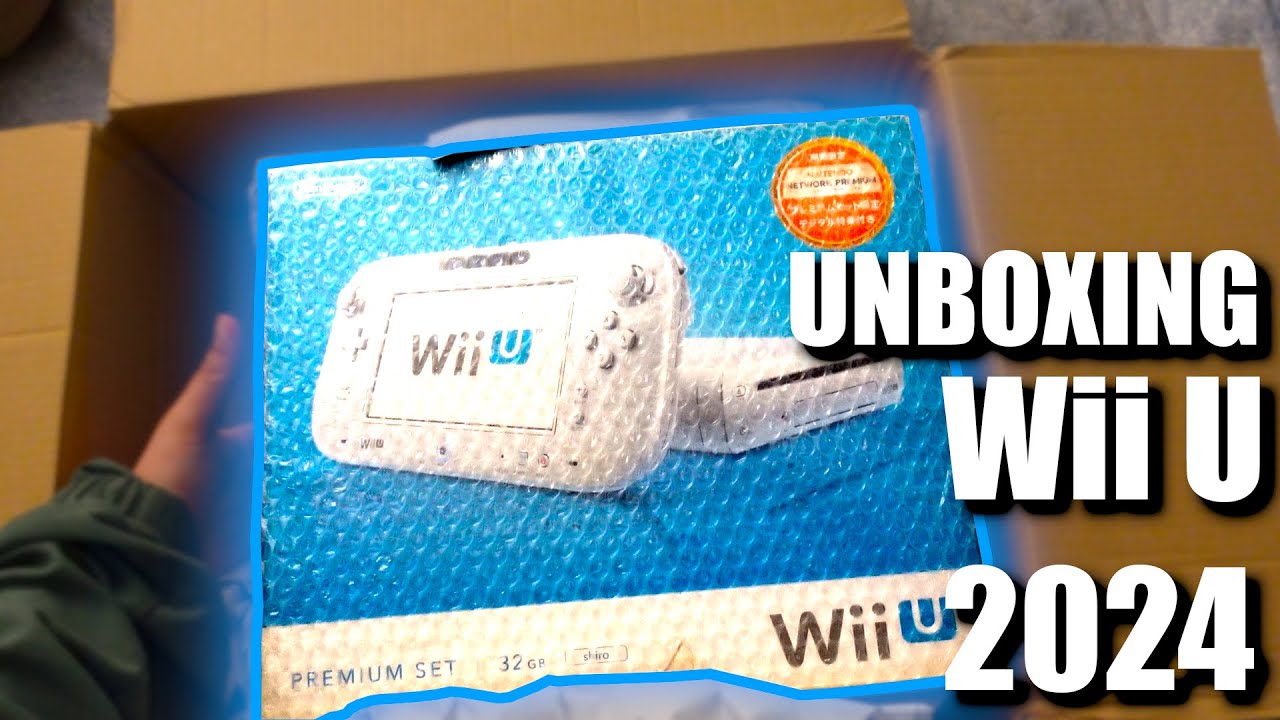 UNBOXING Wii U 2024!!!(No Commentary)