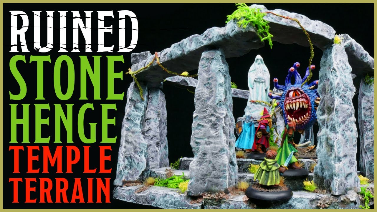 Stonehenge Ruins Wargaming Scatter Terrain for the Tabletop with Gamemaster from @TheArmyPainter