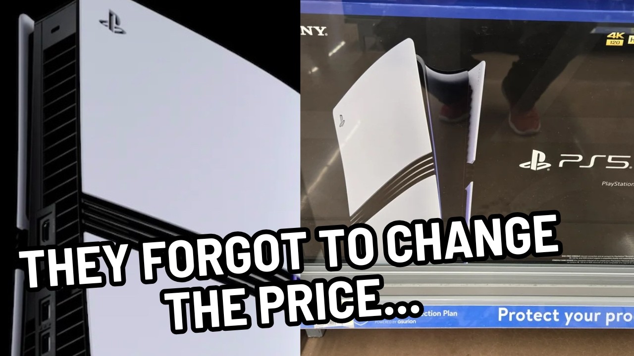 Компания PlayStation допустила ошибку... некоторые PS5 PRO до сих пор продаются по цене 750 долла...