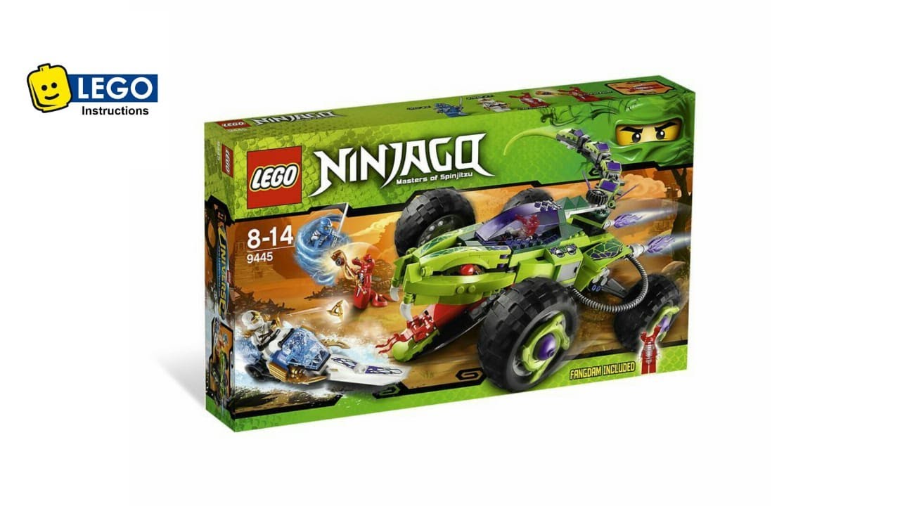 Lego Building Instructions - Ninjago - 9445 - Fangpyre Truck Ambush