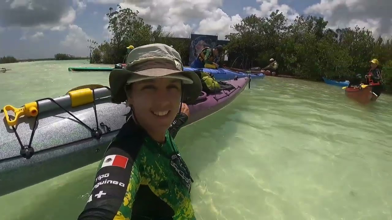 Travesia Xul Ha - bacalar en kayaks y sup 28 km.