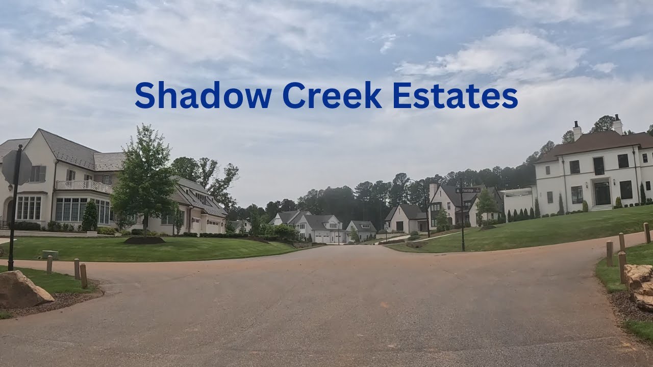 North Raleigh - Scenic Drive through Affluent Neighborhood with Mansions
