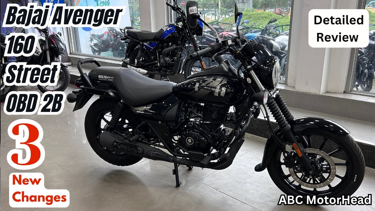 2025 Bajaj Avenger 160 Street OBD 2B : Detailed In-Depth Review | On Road Price Mileage Features