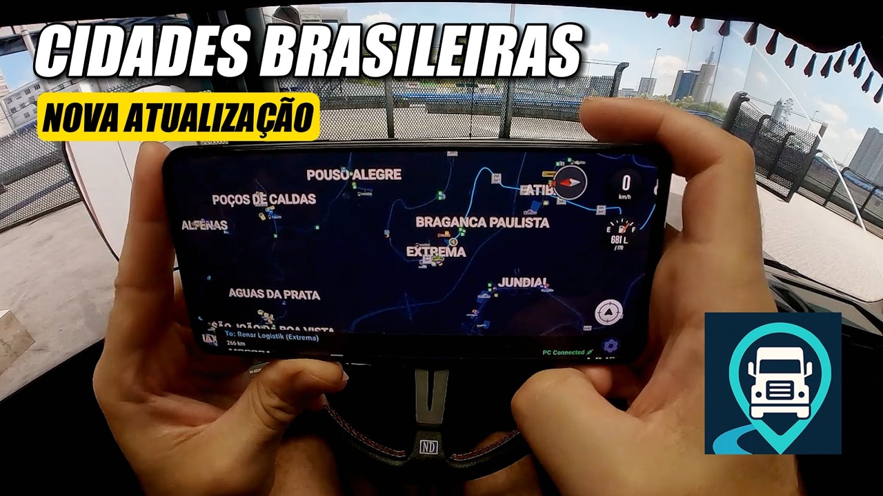 TruckSim GPS Para ETS2 - Novas Funções e Compatibilidades de Mapas