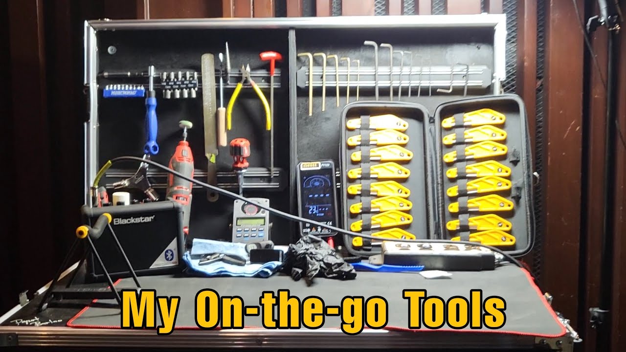 Basic Tools For Guitar Setup (on the go tools for Eraserheads Rehearsal)