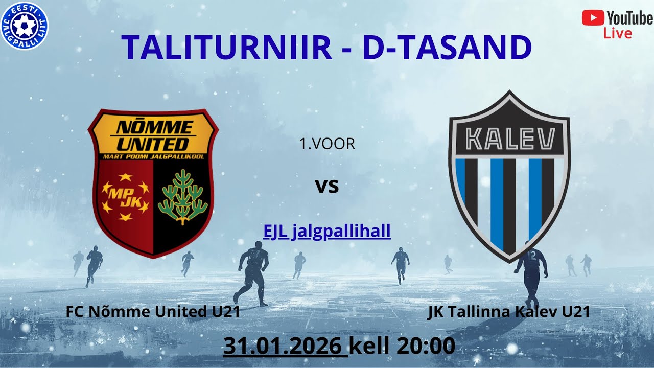 Taliturniir D-Tasand: Nõmme United U21 - JK Tallinna Kalev U21