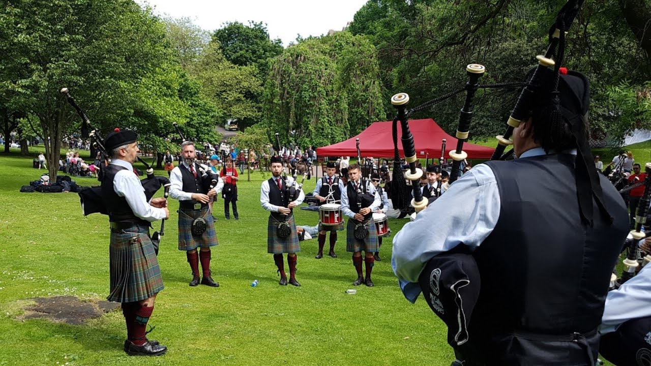 🇬🇧🏴󠁧󠁢󠁳󠁣󠁴󠁿 Royal Scottish Pipe Band Contest EDINBURGH Princess St Gardens/Scotland  2019-06-23 RSPBA