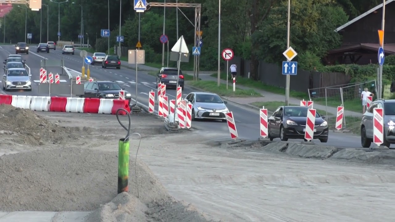 Sanok   budowa mostu na Sanie   13
