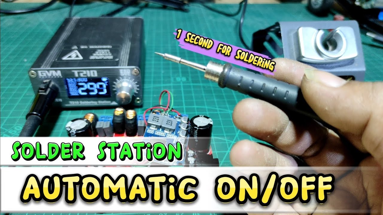 soldering station gvm t210, feature-rich solder