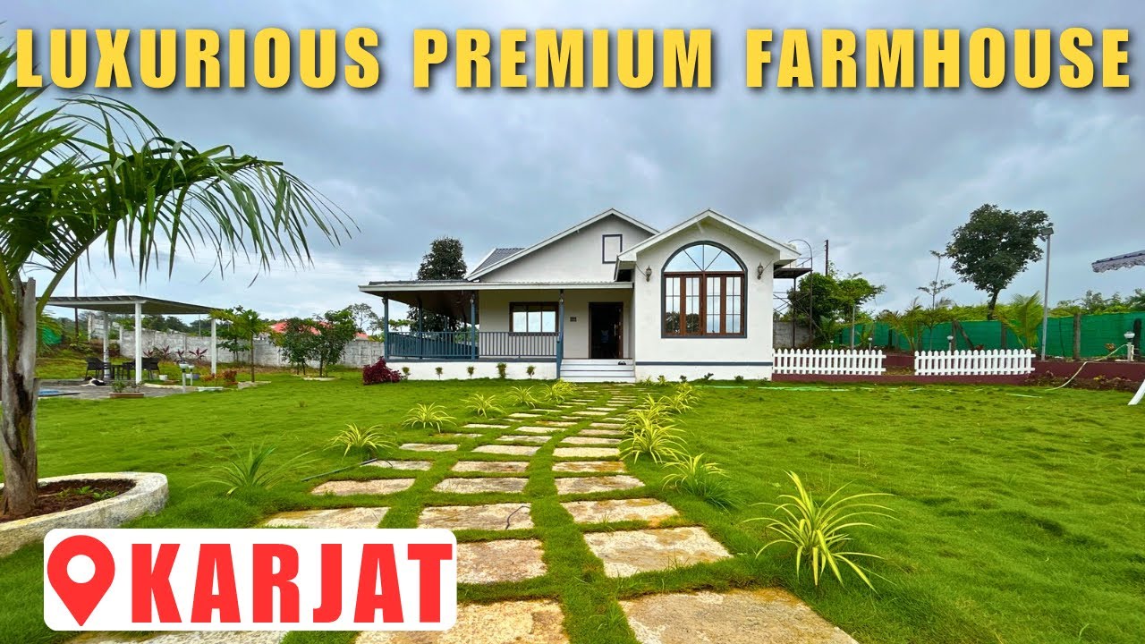 Luxury Premium Farmhouse for sale at Karjat #weekendhome #karjatfarmhouse 