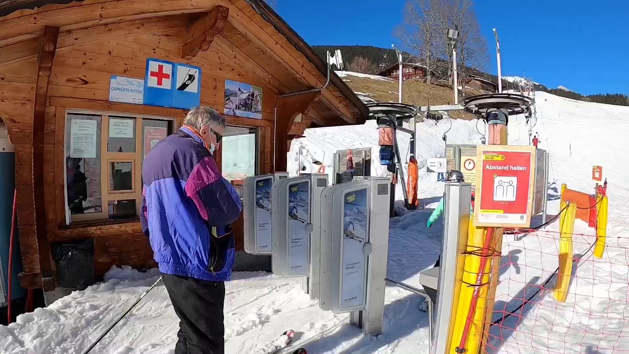 Skiing Bodmi Arena Grindelwald Svalgur Style