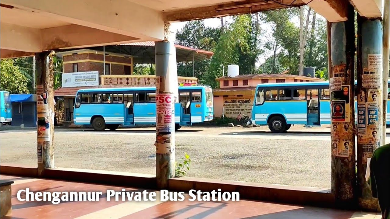 Chengannur Private Bus Stand, Alappuzha District, Kerala