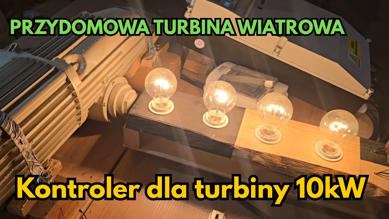 Kontroler dla turbiny 10kW. Przydomowa elektrownia wiatrowa