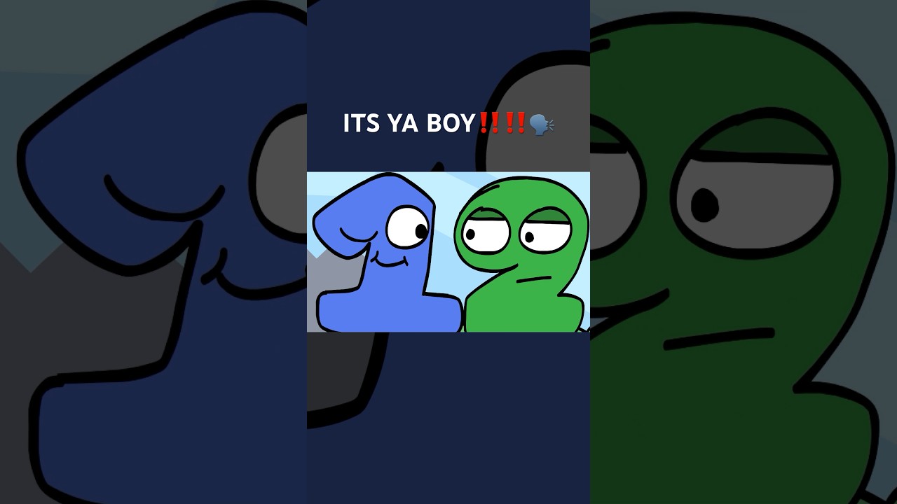 ITS YA BOY ONE‼️| TPOT 12 animation #tpot #bfdi #shorts