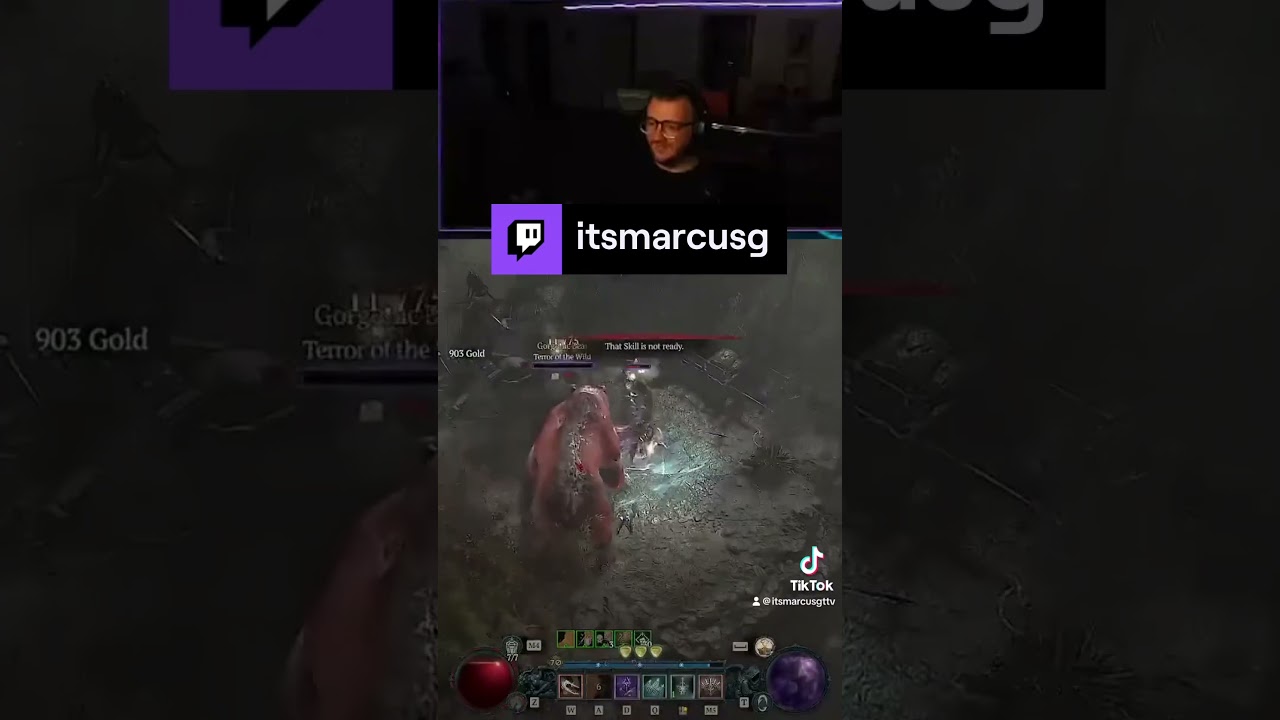 The knock down effect on the elite bear is too funny #diablo4 #gaming #flurry #twitch