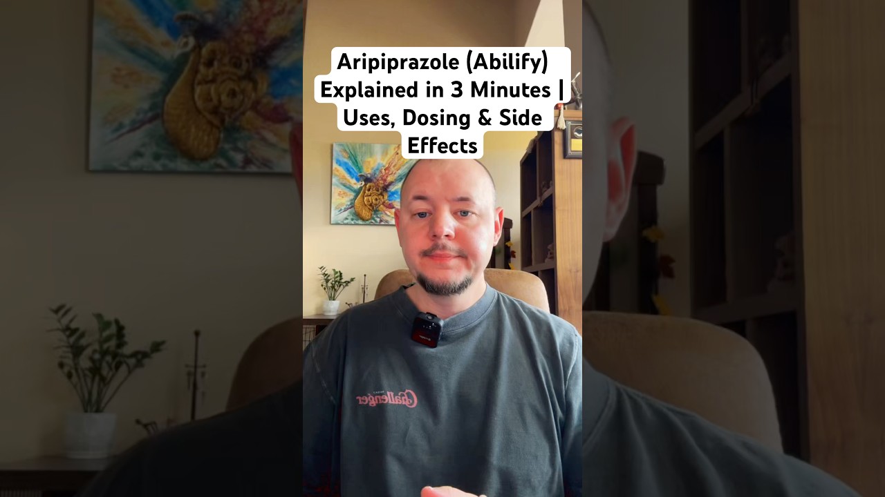 Aripiprazole (Abilify) Explained in 3 Minutes | Uses, Dosing & Side Effects #medisolpharmacy