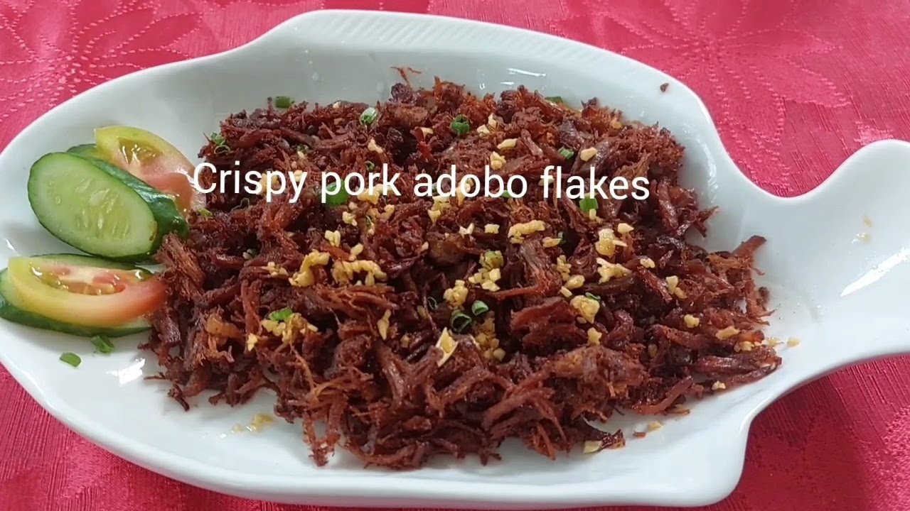 Let's cook Crispy pork Adobo Flakes from leftover adobo