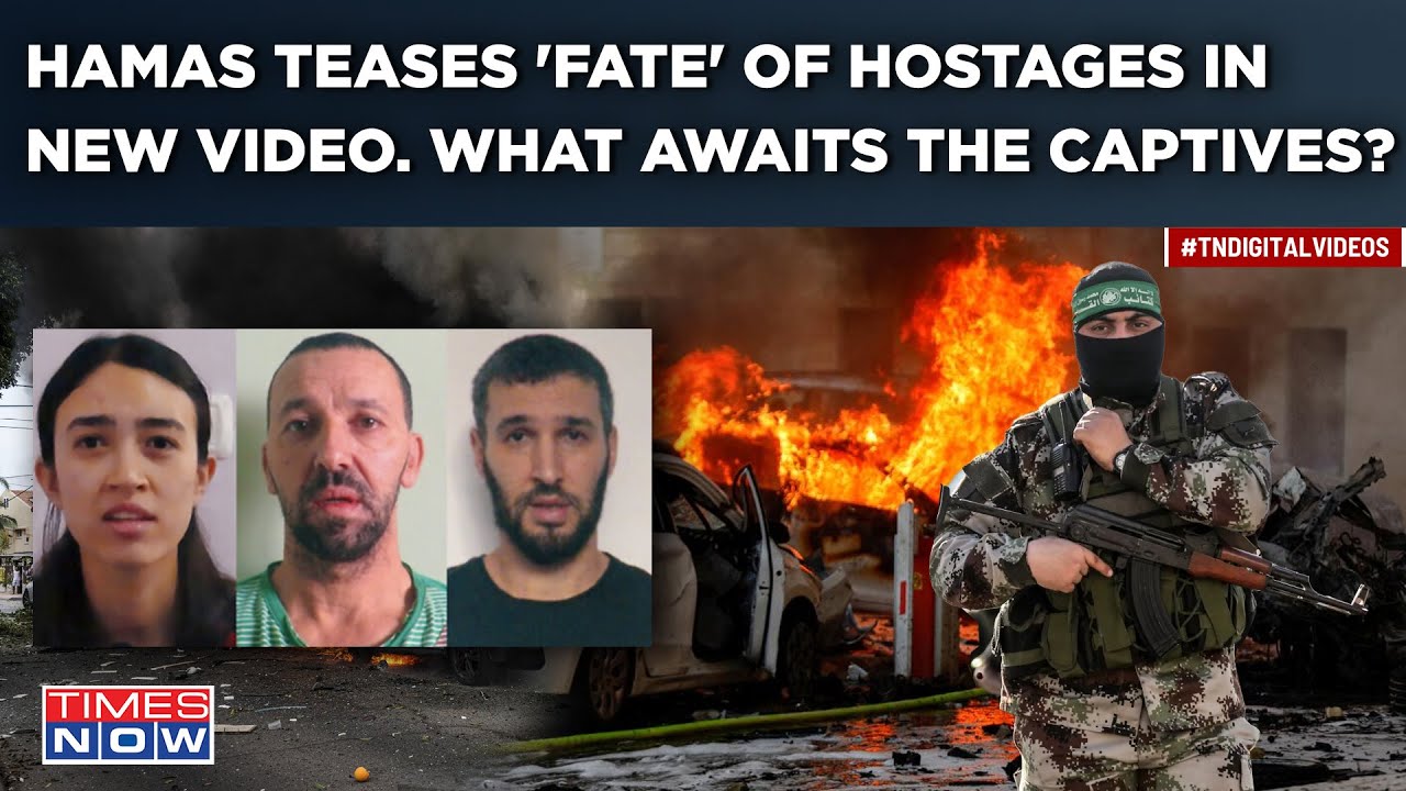 Hamas Posts Disturbing Propaganda Video| Militants Give Chilling Message On ‘Fate’ Of 3 Hostages