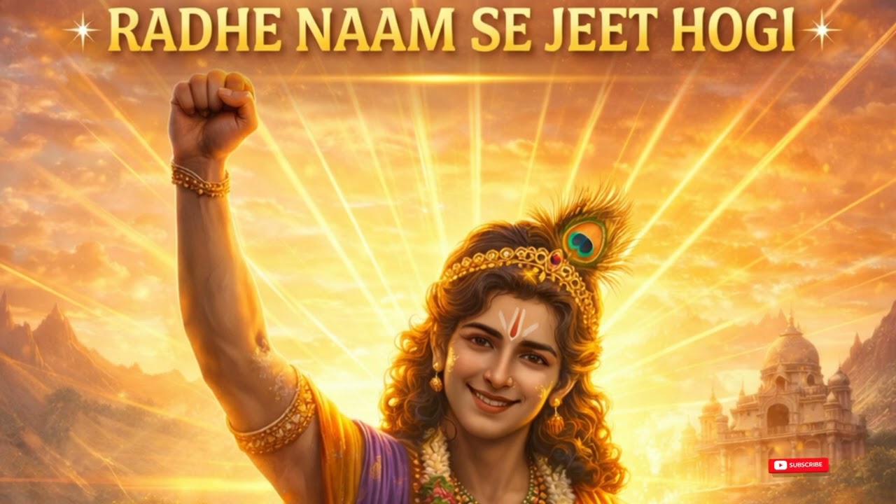 Radhe Naam Se Jeet Hogi | Motivational Krishna Bhajan | Aayush Agrahari music. 🎶#RadheRadhe#RadheNam