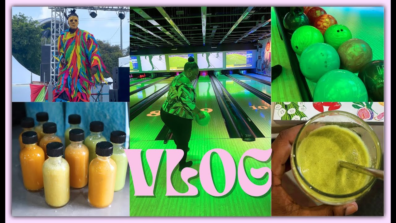 VLOG ❥ BOWLING AT THE ALLEY EAST GATES, CARNIVAL VILLAGE, WELLNESS SHOTS, RICE BOWLS ETC.
