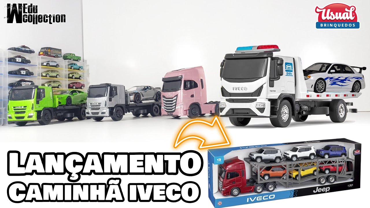 NOVOS CAMINHÕES IVECO Deixei uma dica para marca Usual Brinquedos e eles fizeram  : )