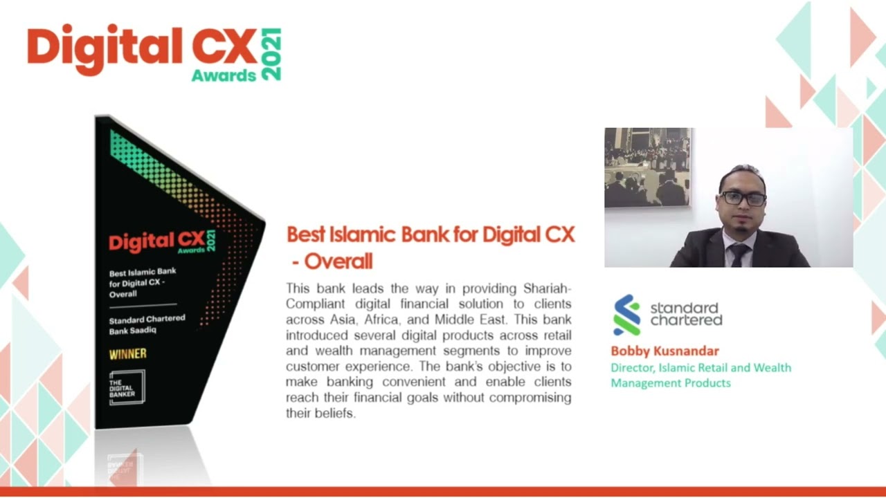 DCX21 - Best Islamic Bank for Digital CX - Overall (Standard Chartered Bank Saadiq)