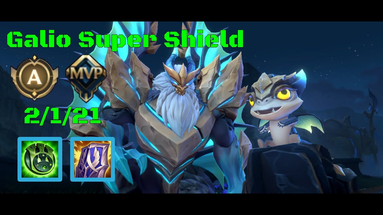 [Dragon Guardian Galio] Ultimate Shield Tank Setup | Patch 4.3a | [Ranked] Ep.128