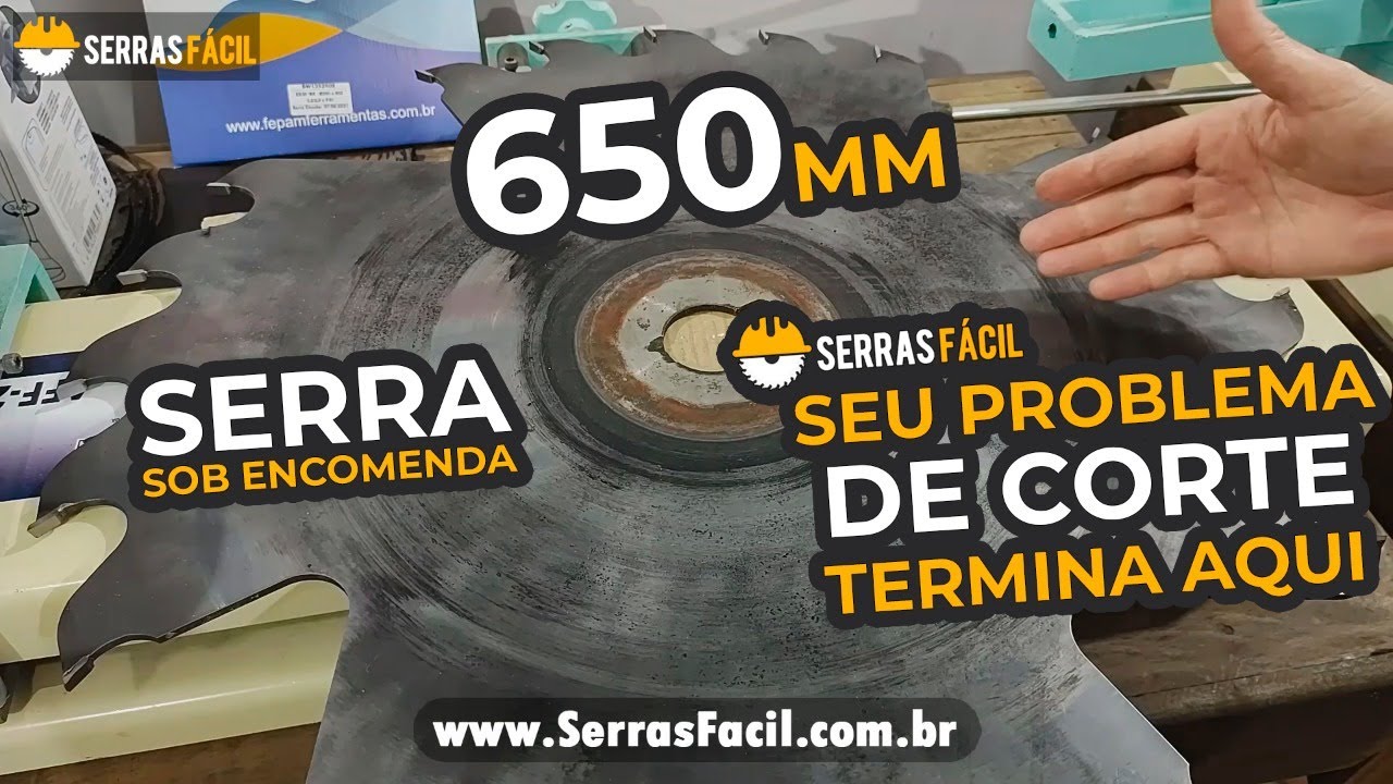 Serra Com 650mm, Vamos conhecer.
