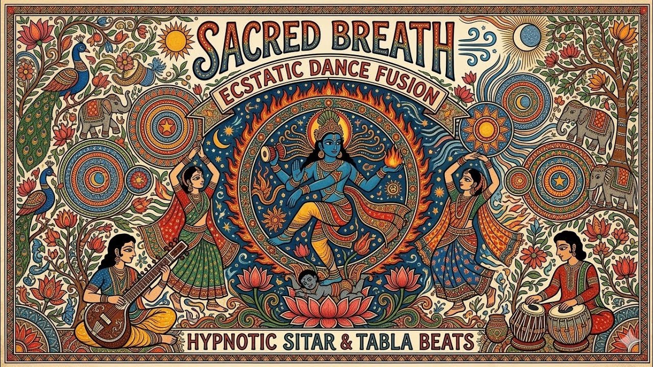 SACRED BREATH 🌬️ Ecstatic Dance Fusion | Hypnotic Sitar & Tabla Beats