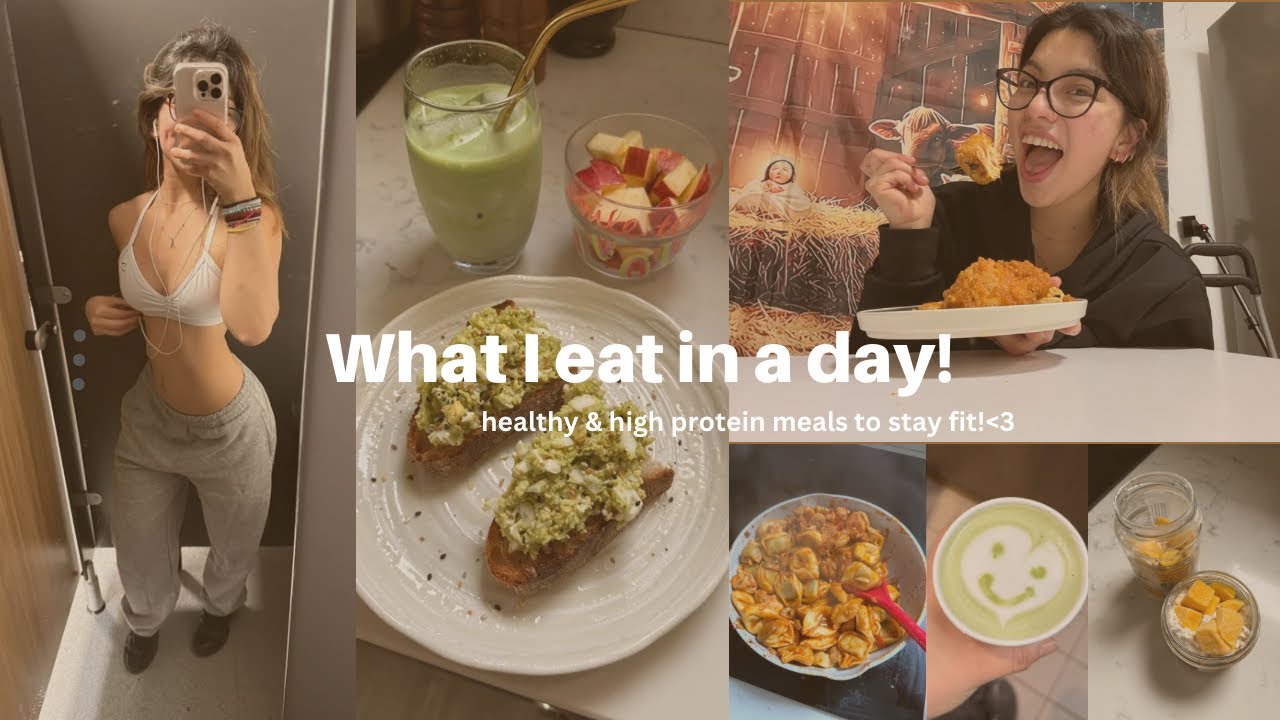 What I eat in a day|realistic,yummy & healthy as always!🥗💪🏻📈✨