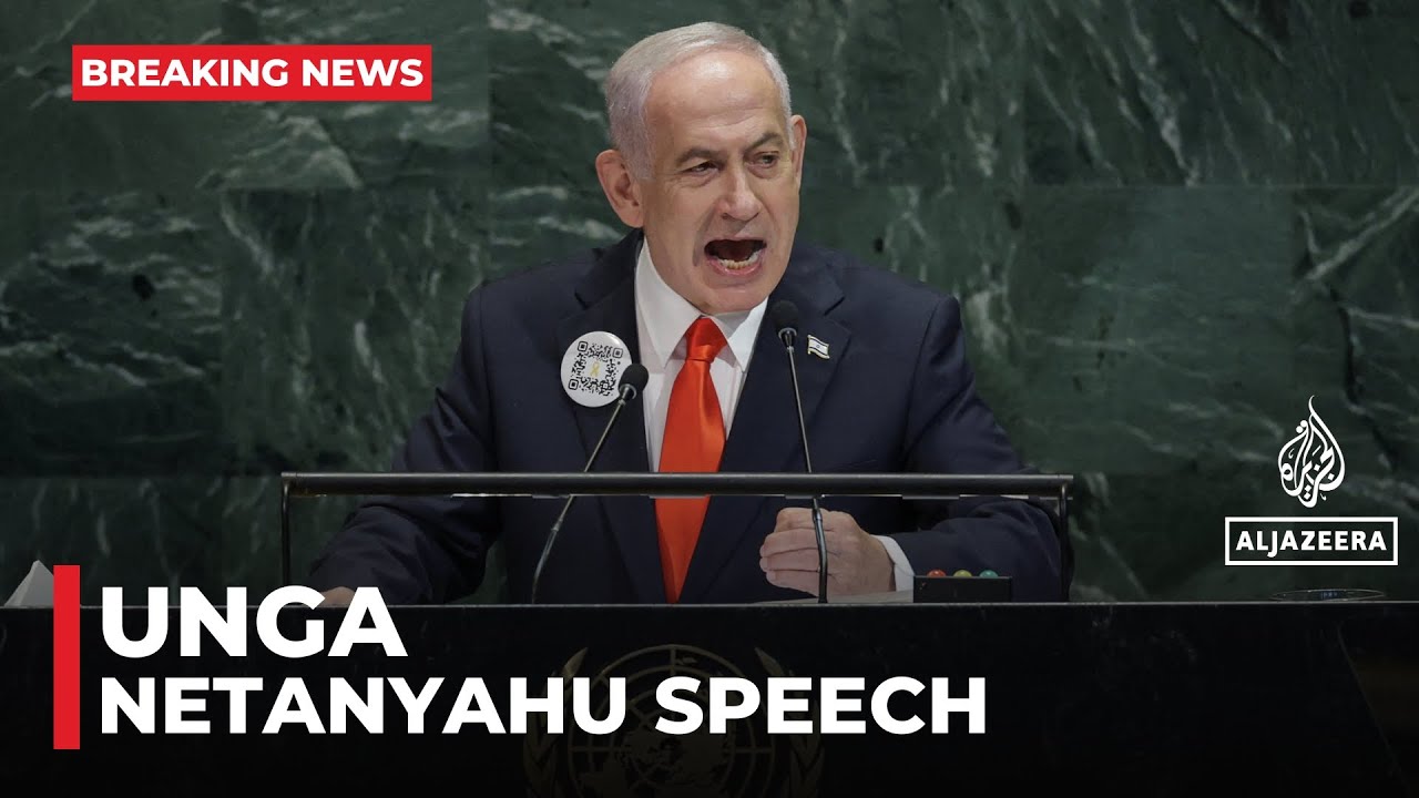 Netanyahu addresses 80th UNGA in New York