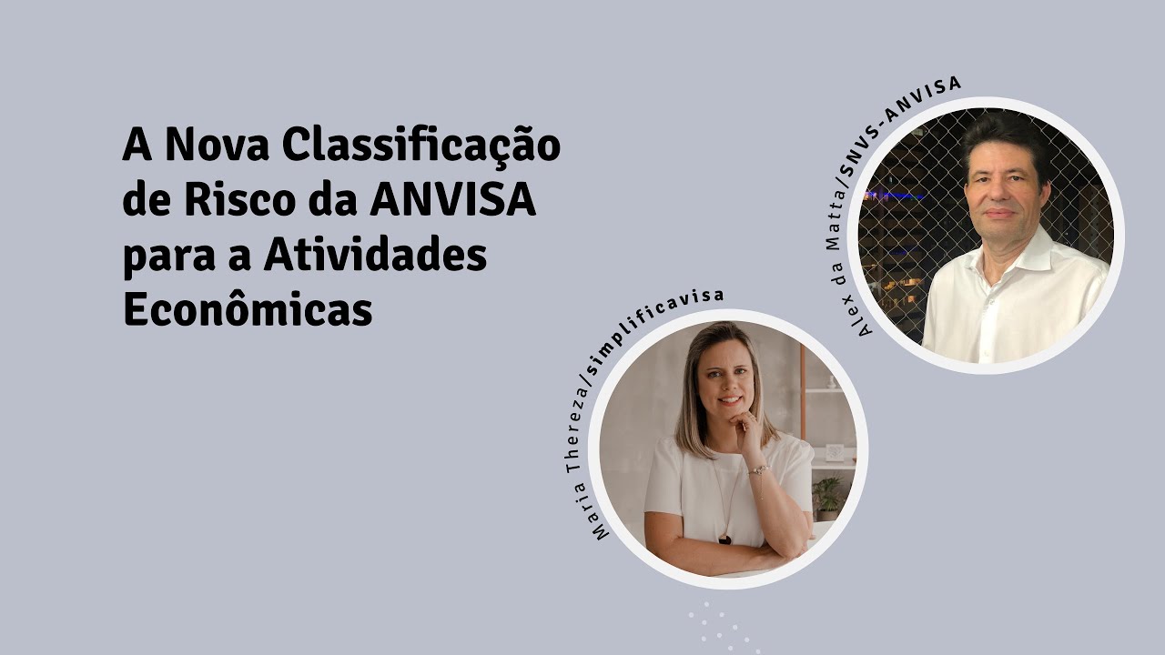 Live com a ANVISA - Classificação de Risco das Atividades Econômicas