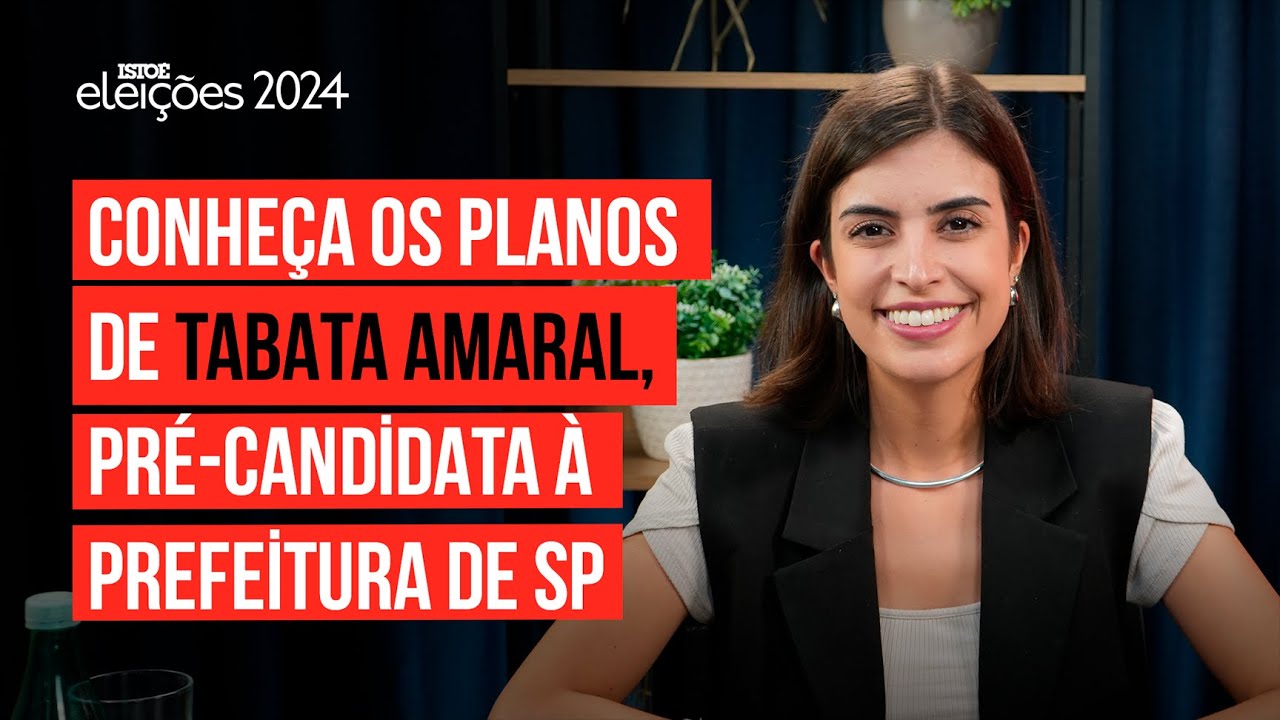 Eleições 2024: conheça os planos de Tabata Amaral, pré-candidata à Prefeitura de SP