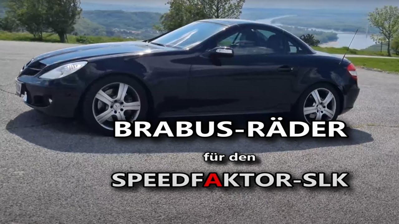 BRABUS-Räder für den Speedfaktor-SLK, Guntis Garage