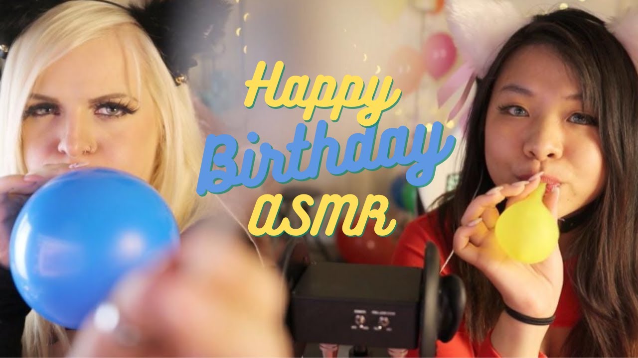 Helium Balloon ASMR Spaghetti and MORE! | Happy Birthday to Me | Featuring ASMR Shanny
