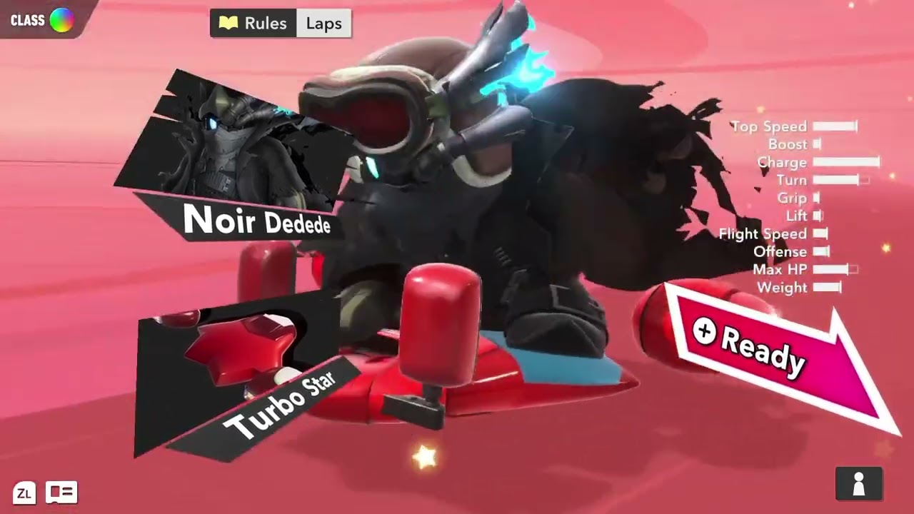 Meta Air Riders - Noir Dedede + Turbo Star
