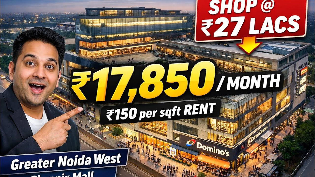  27 LAKH Ki Shop aur 17,850 RENT? | Phoenix Square Mall | Heera Sweets & Domino’s आ गए!