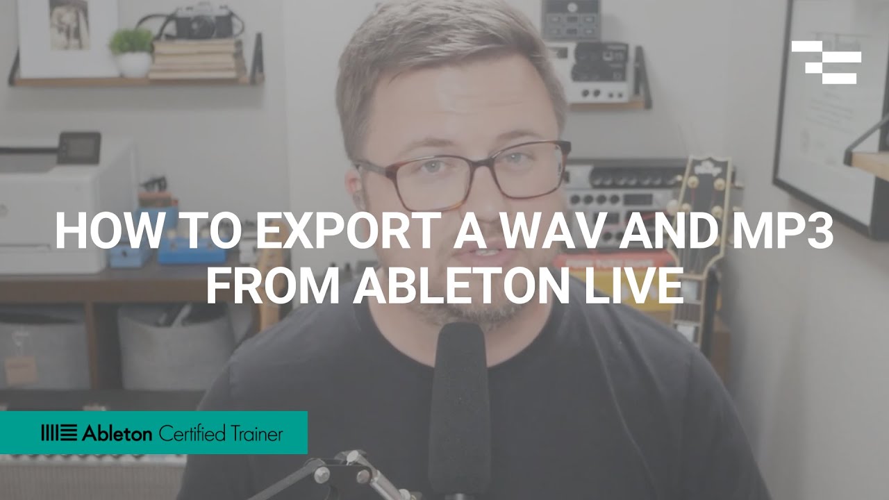 Как экспортировать WAV и Mp3 из Ableton Live