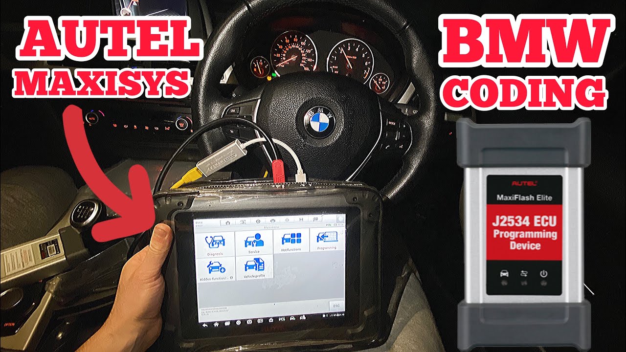 2025 КАК КОДИРОВАТЬ BMW С ПОМОЩЬЮ AUTEL MAXISYS