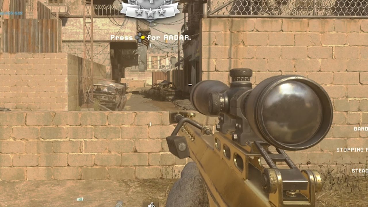 OpTic Pamaj - COD:Modern Warfare Remastered GOLD BARRETT 50 CAL